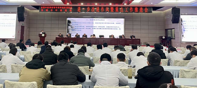 我院召開進一步改進作風暨重點工作推進會(圖1)