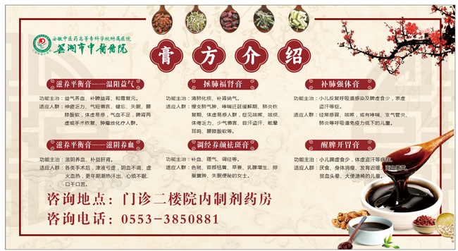 中藥“膏”招，招招管用，12款膏方總有一款適合您！(圖2)